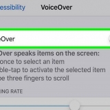 Desative o voiceover no seu iphone
