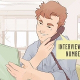 Perguntar sobre o status do seu procedimento após uma entrevista de emprego