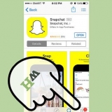 Chamando amigos no snapchat
