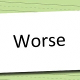 Usando o pior e a salsicha corretamente em inglês