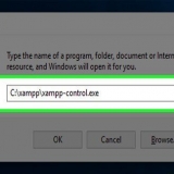 Inicie o xampp quando o windows for iniciado
