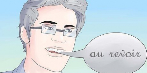 Diga adeus em francês