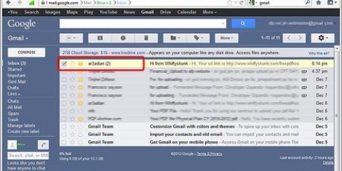 Bloquear remetentes no gmail