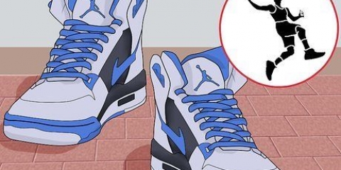 Vestindo air jordans