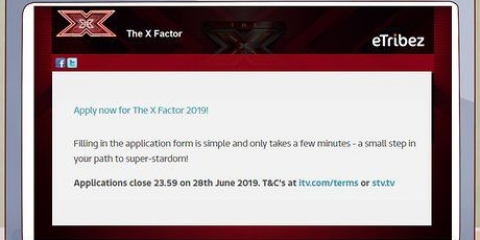 Audição para o x factor