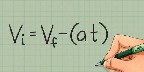 Determinar a velocidade inicial