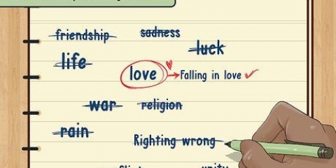 Escreva letras significativas