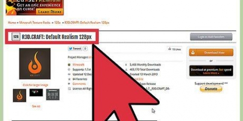 Instale pacotes de recursos para minecraft