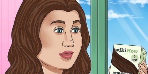 Tingir o cabelo castanho sem usar descolorante