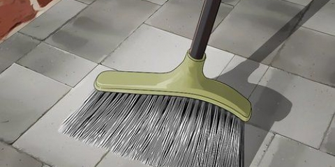 Limpeza de azulejos ao ar livre