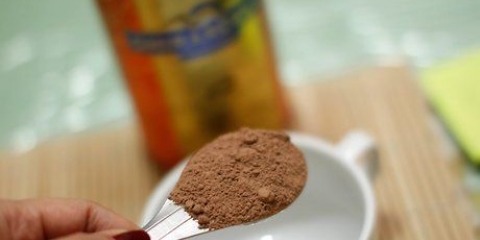 Usando o cacau como substituto do chocolate