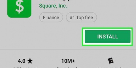 Usando o aplicativo cash no android