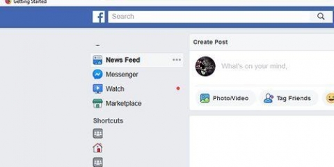 Entre em contato com o facebook