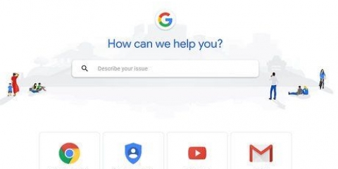 Entre em contato com o google