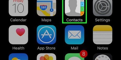 Adicionar contatos em um iphone