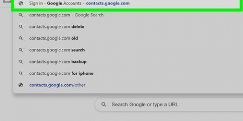 Adicionar contatos no gmail