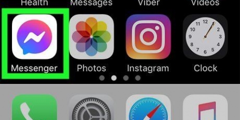 Remover contatos do messenger em um iphone ou ipad