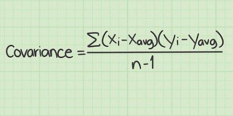 Calcular covariância