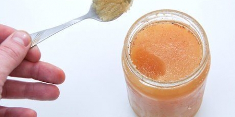 Fazendo creme de mel