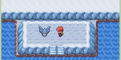 Pegue os três pássaros lendários em pokemon firered e leafgreen