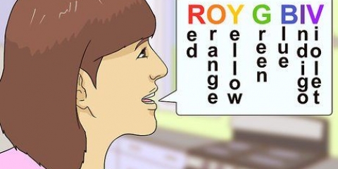 Aprendendo as cores do arco-íris