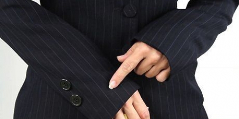 Encurtar as mangas de uma jaqueta