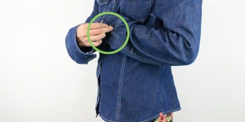 Arregace as mangas da sua camisa