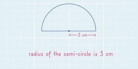Encontrando a área de um semicírculo