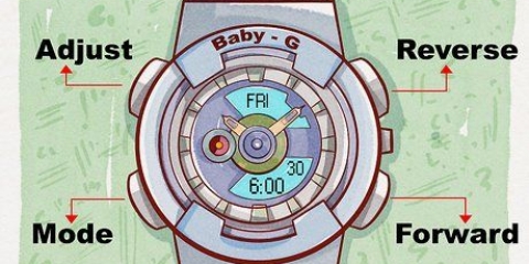 Como definir a hora em um relógio baby g