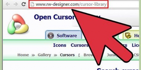 Alterar a forma do cursor