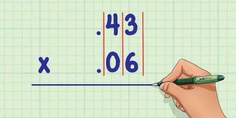 Multiplicando frações decimais