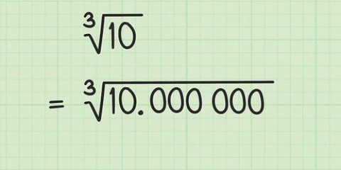Calculando as raízes cúbicas manualmente