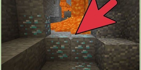 Encontrando diamantes no minecraft