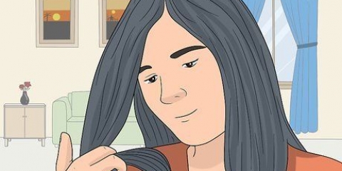Pintar o cabelo castanho escuro ou preto platinado ou branco