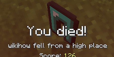 Morrer no minecraft