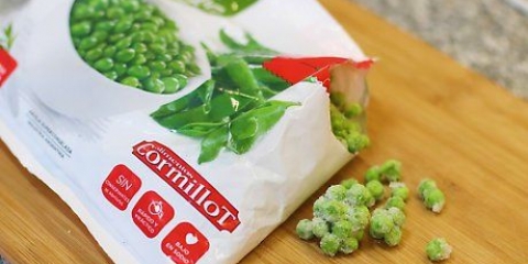 Preparar ervilhas