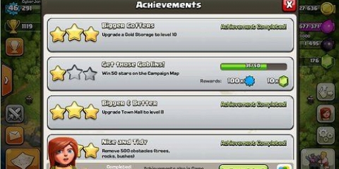 Obtenha gemas em clash of clans