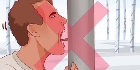 Liberando uma língua congelada em metal