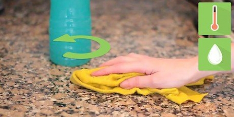 Manutenção de uma bancada de quartzo