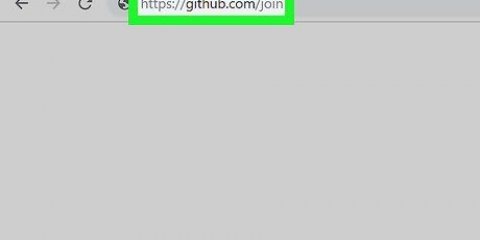 Criar uma conta no github