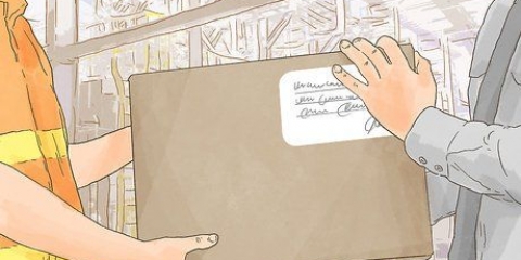 Escreva um endereço em um pacote