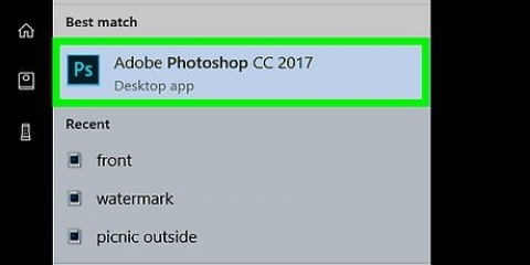 Importar uma imagem para o photoshop