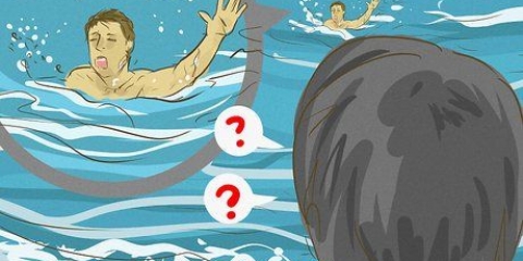 Salvando uma pessoa se afogando alerta