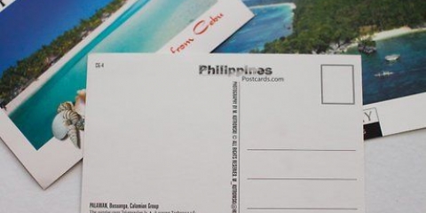 Endereçando um cartão postal