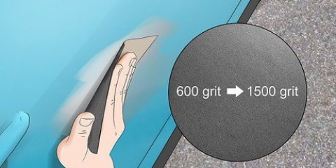 Pinte um carro com uma lata de spray