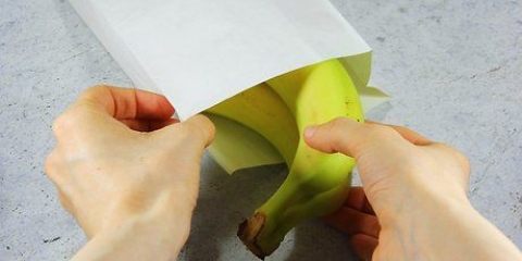 Amadureça uma banana mais rápido