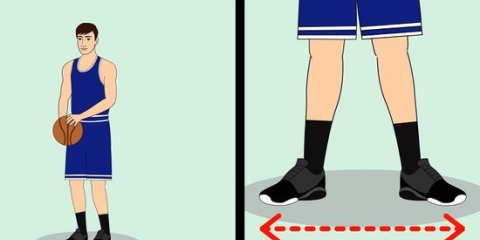 Tomando um tiro de basquete