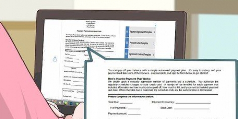 Escreva um contrato de pagamento