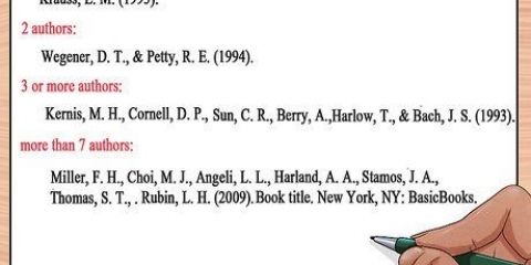 Escrevendo uma bibliografia estilo apa