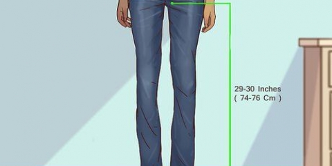 Vestindo um bootcutjeans